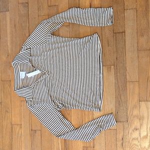Black and white body con cropped top from Livi